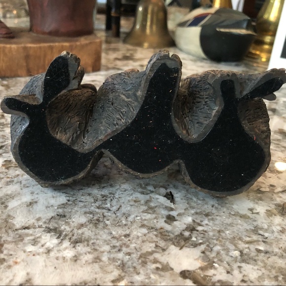 Chinoiserie Monkeys Figure Statue Hear See Speak No Evil Fez Vintage - Picture 3 of 6